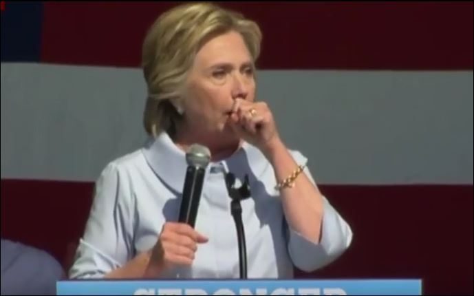 COUGH Hillary-Clinton-Cleveland-cough