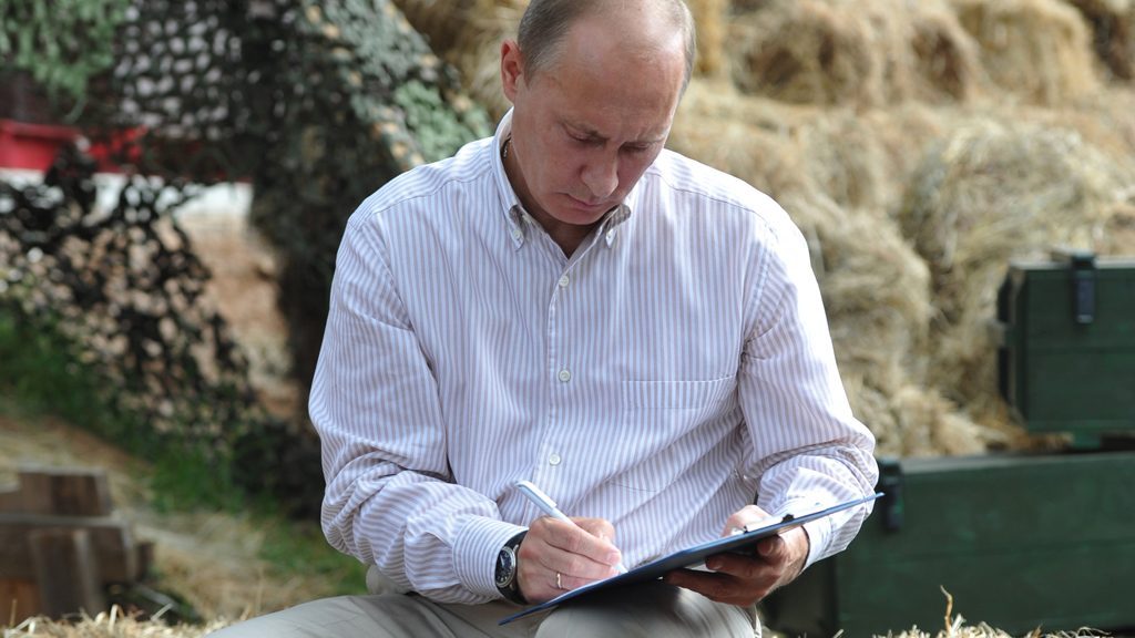 Russian Prime Minister Vladimir Putin wr