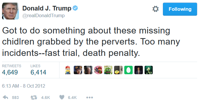 trump-tweet-on-death-penalty-for-pedophiles