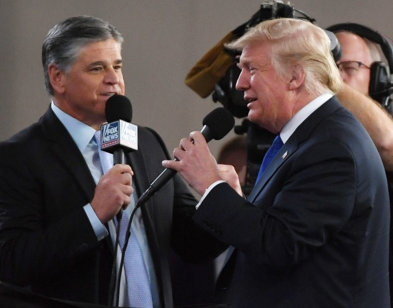 hannity gives trump town hall without fact checking