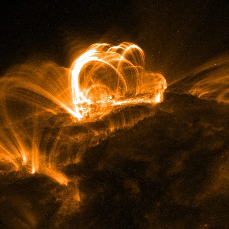 plazma fire 162169main Trace solar flare lg
